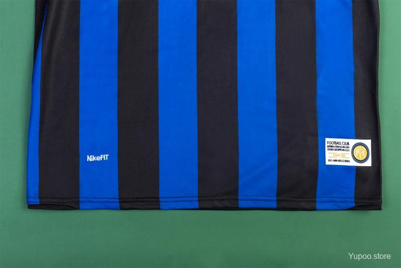 2007 - 2008 Inter Milan Home - IBRAHIMOVIC 8 Print - Retro Jersey