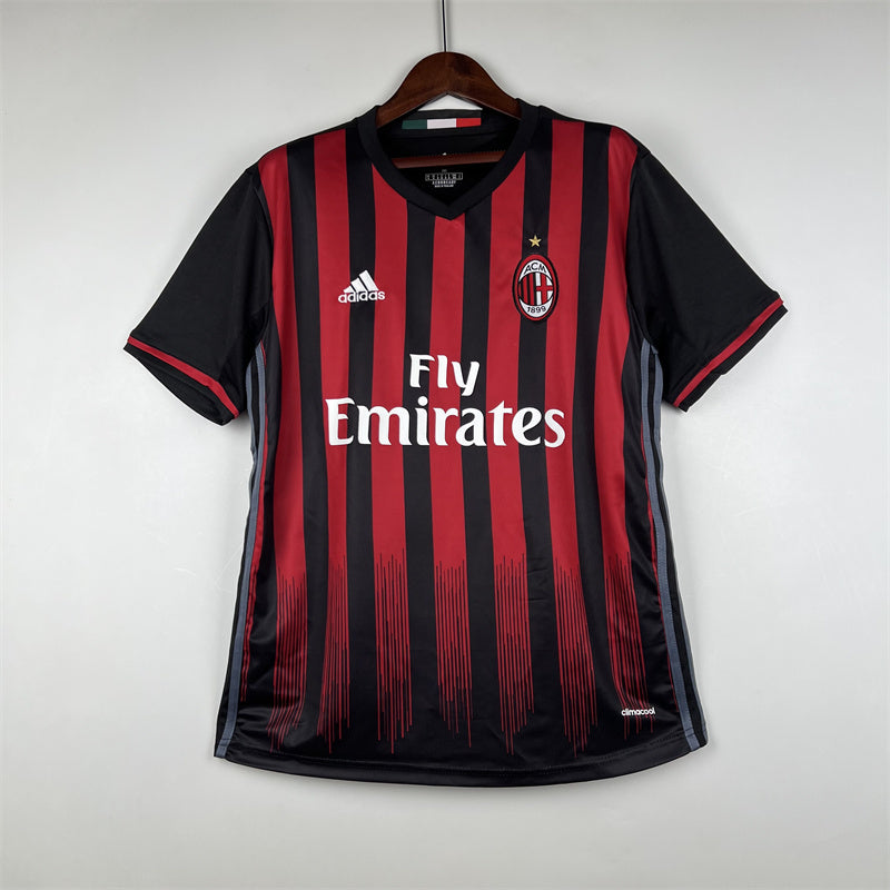 2016 - 2017 AC Milan Home - Retro Jersey