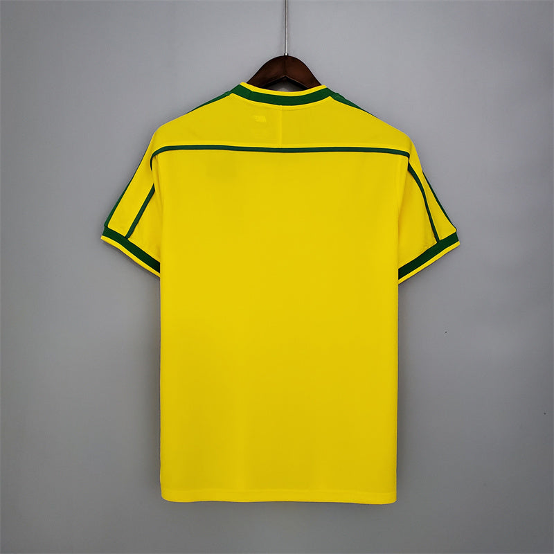 1998 Brazil Home - Retro Jersey