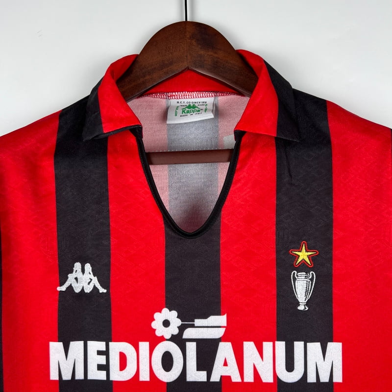 1989 - 1990 AC Milan Home - Retro Jersey