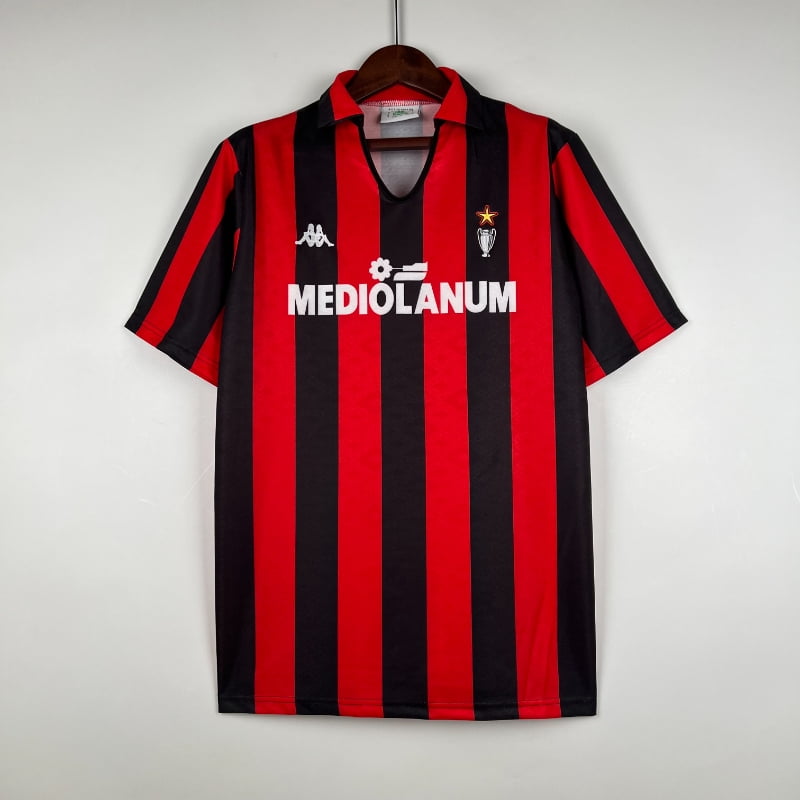 1989 - 1990 AC Milan Home - Retro Jersey