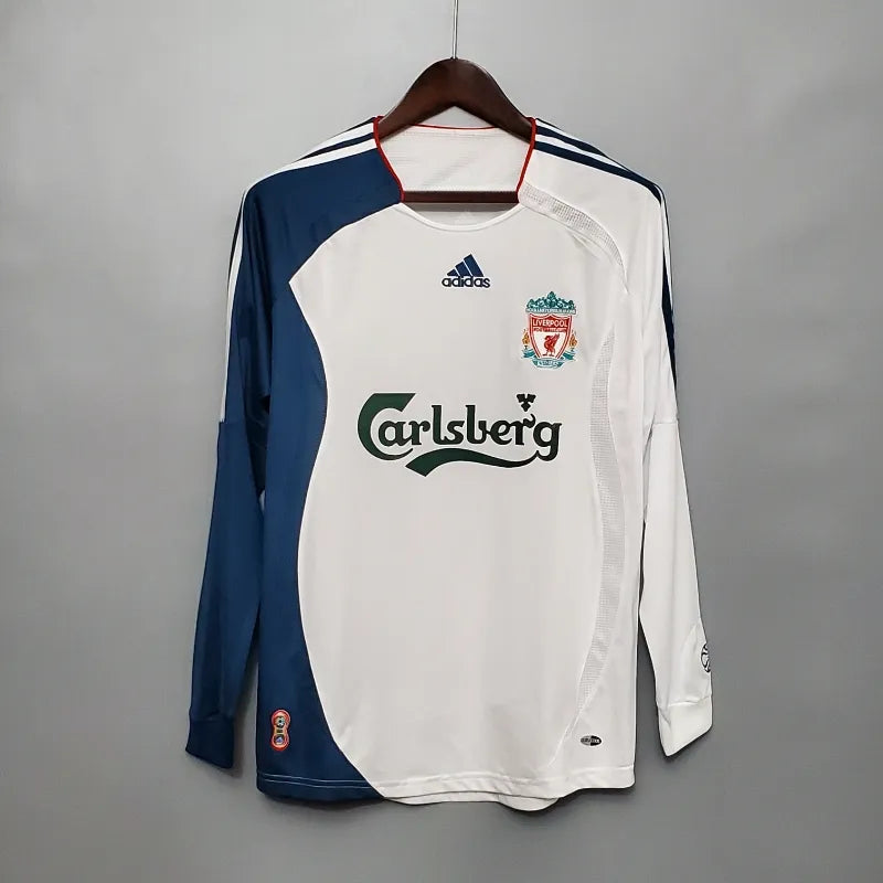 2006 - 2007 Liverpool Away Long Sleeve - Retro Jersey