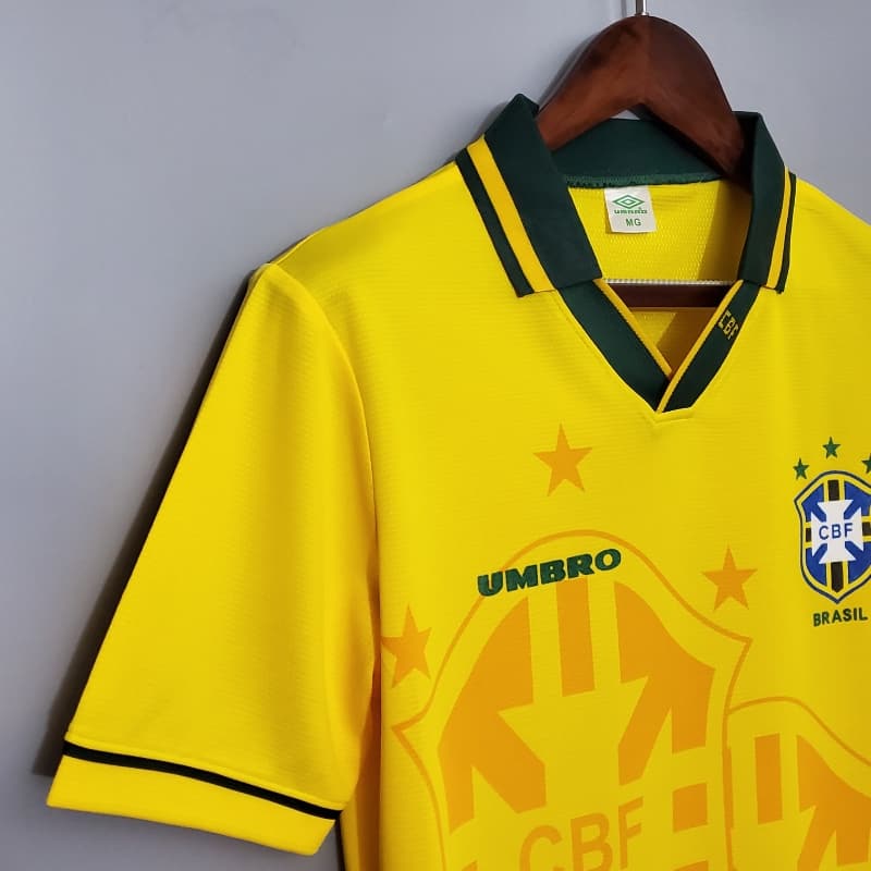 1994 Brazil Home - Retro Jersey
