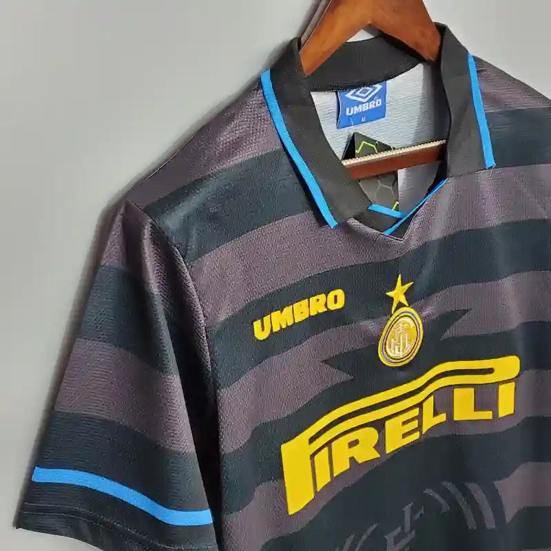 1997 - 1998 Inter Milan Away - Retro Jersey - Ronaldo 10 Print