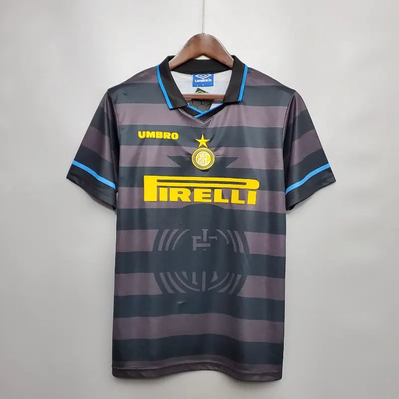 1997 - 1998 Inter Milan Away - Retro Jersey - Ronaldo 10 Print