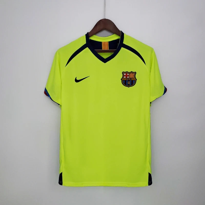 2005 2006 Barcelona Away Jersey Ronaldinho 10 Print Footy Archive