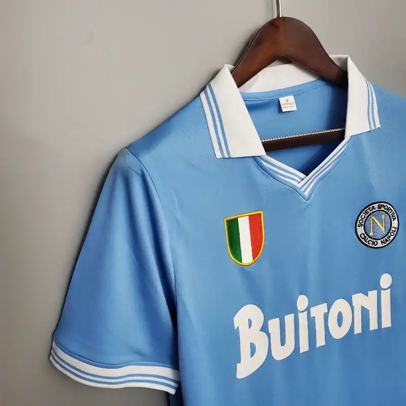 1986 - 1987 Napoli Home - Retro Jersey