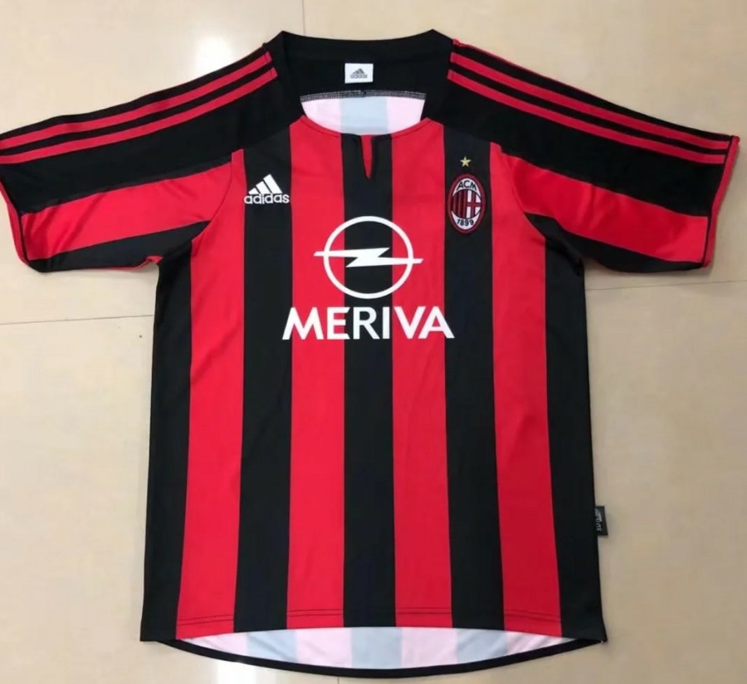 2003 - 2004 AC Milan Home - Retro Jersey - Kaka 22 Print