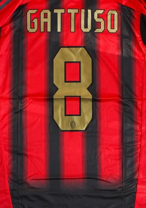2004 - 2005 AC Milan Home - Retro Jersey - GATTUSO 8 Print