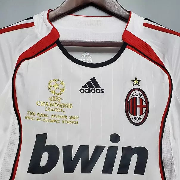 2007 AC Milan Away - MALDINI 3 - Champions Leauge - Retro Jersey - Long Sleeve