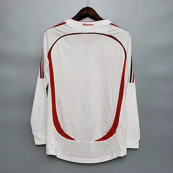2007 AC Milan Away - Champions Leauge - Retro Jersey - Long Sleeve
