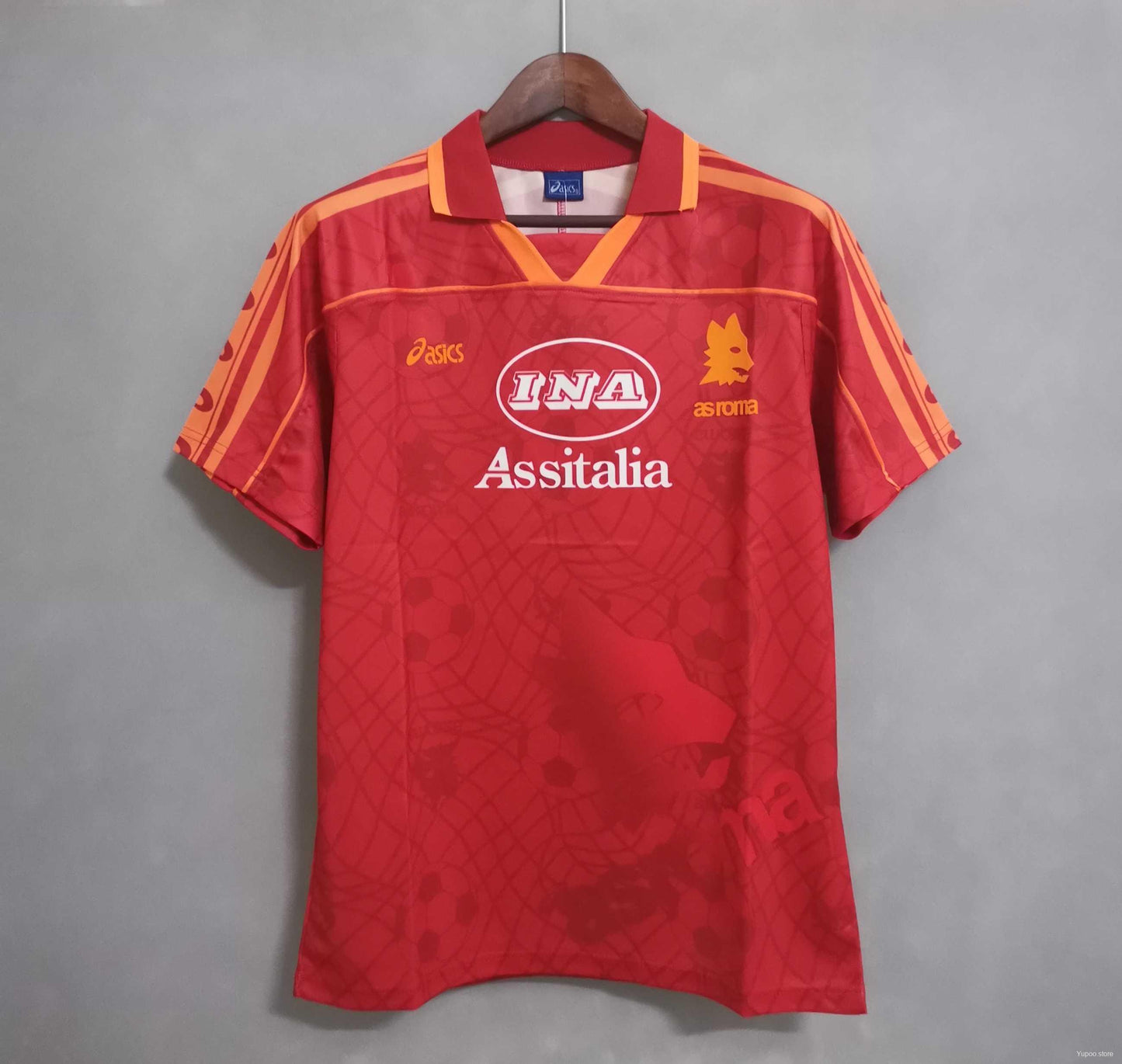 1995 - 1996 Roma Home - Retro Jersey