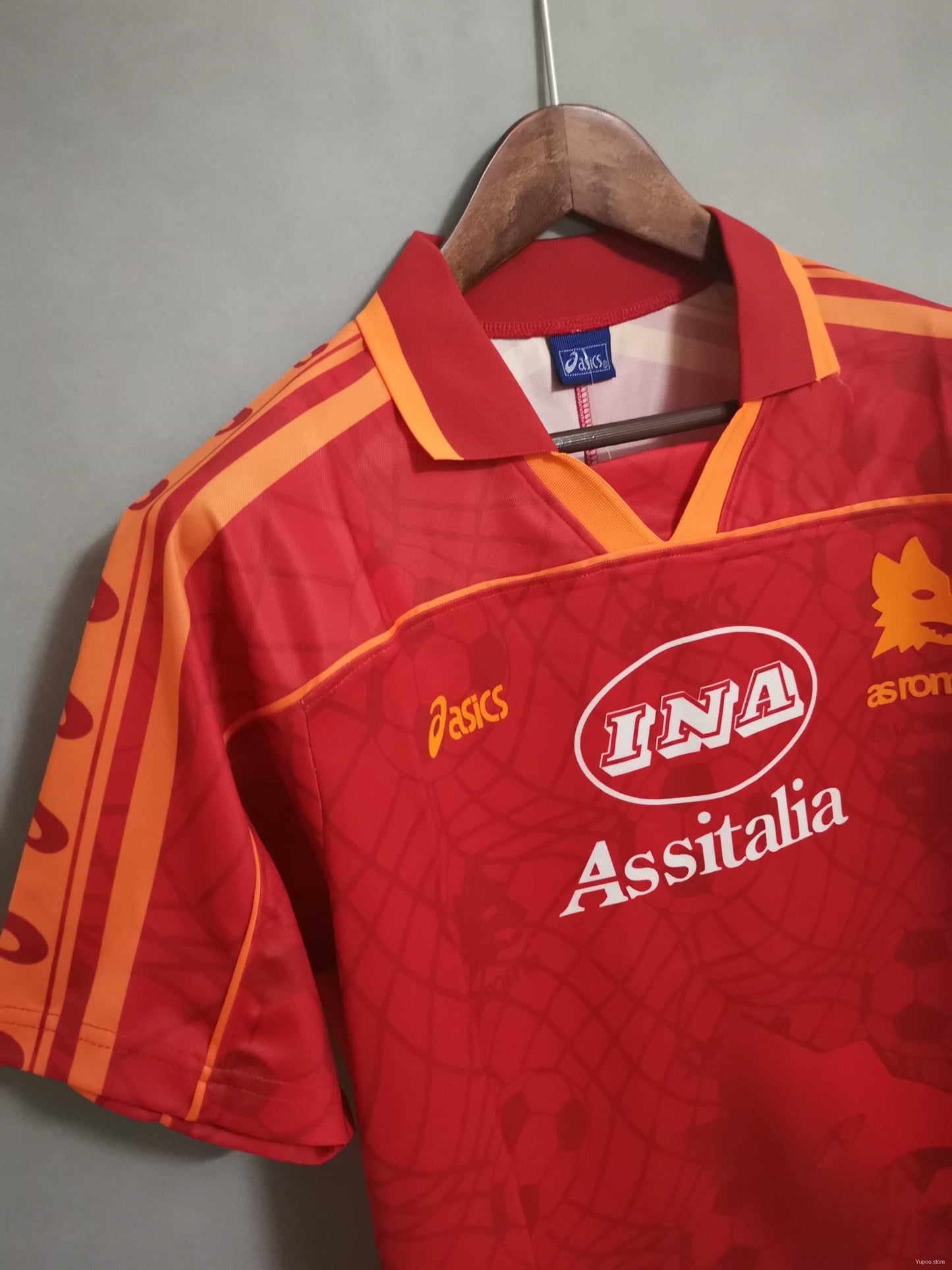 1995 - 1996 Roma Home - Retro Jersey