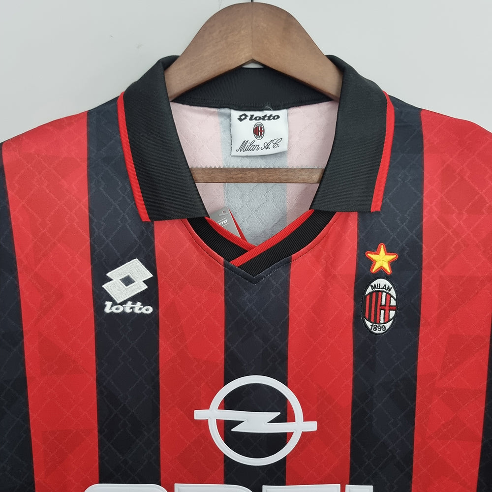 1995 - 1996 AC Milan Home - Retro Jersey