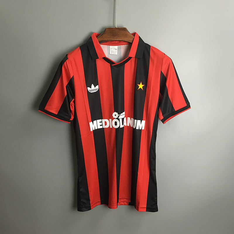 1991 - 1992 AC Milan Home - Retro Jersey