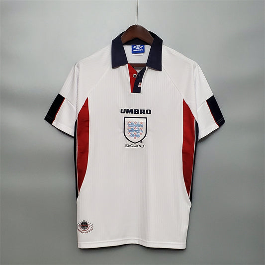1998 England Home - Beckham 7 - Retro Jersey