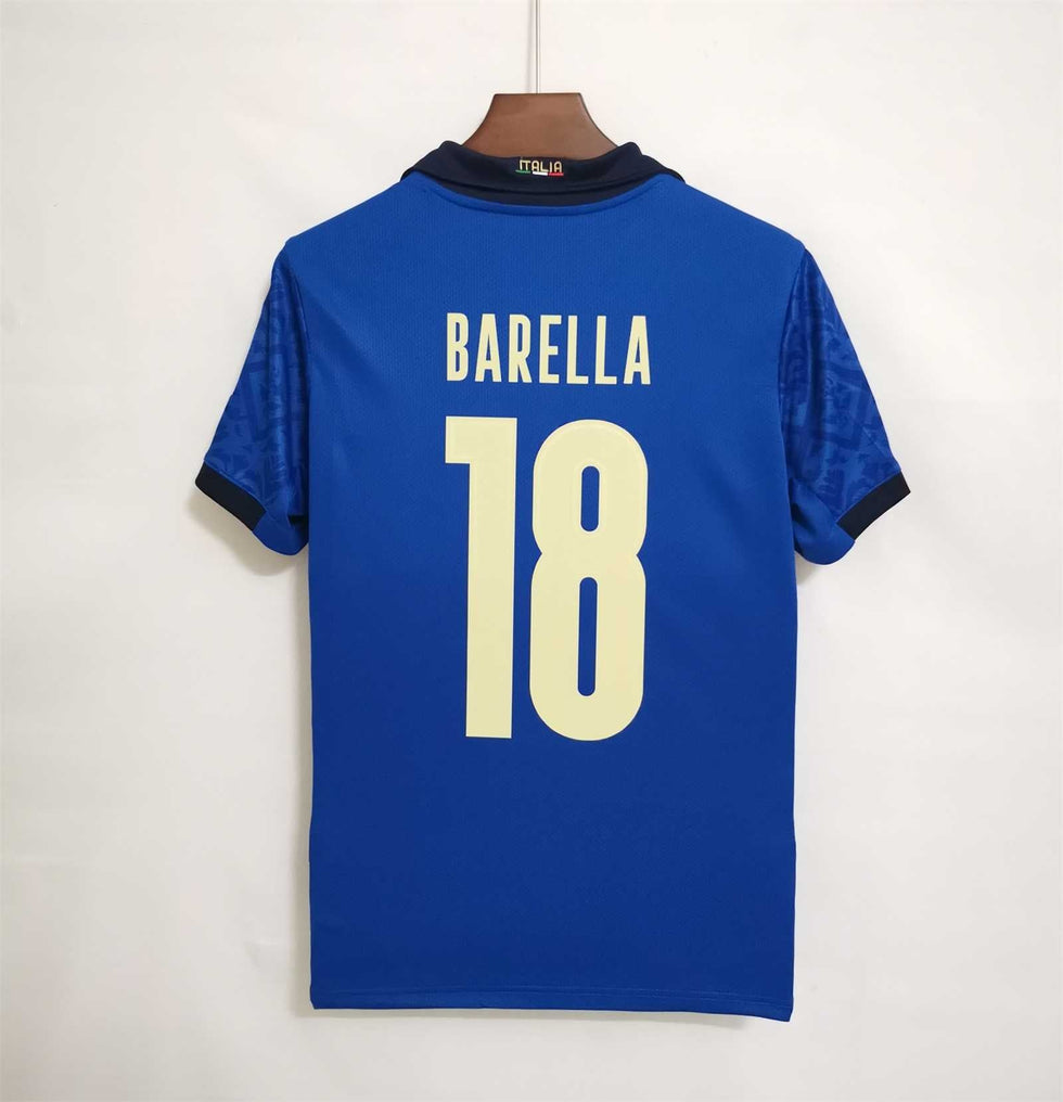 2020 Italy Home - Euro Winners- BARELLA 18 - Retro Jersey