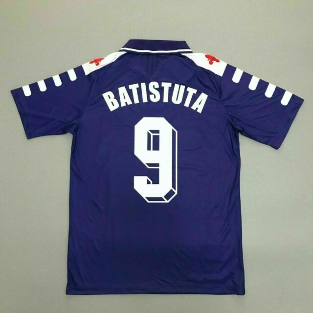 1998 Florentina Home - BATISTUTA #9 - Retro Jersey