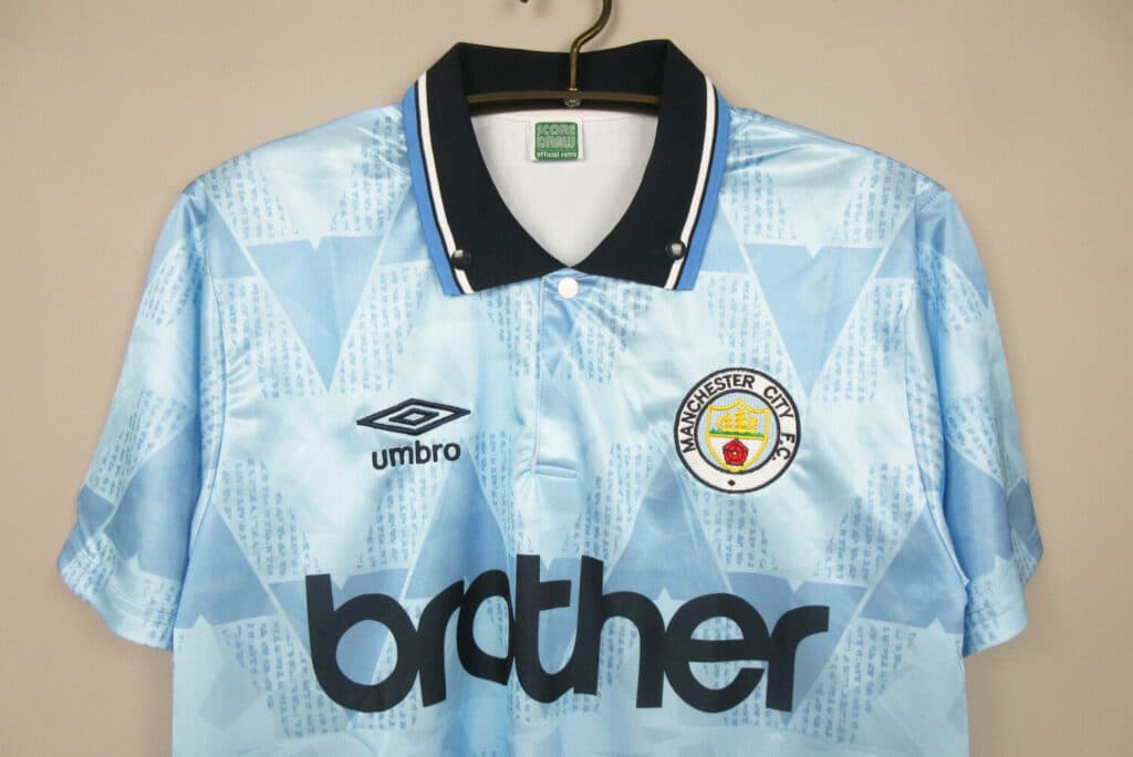 1988 - 1990 Manchester City Home  - Retro Jersey