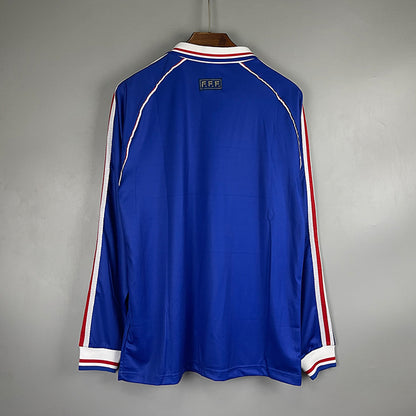 1998 France Home - Long Sleeve - Retro Jersey