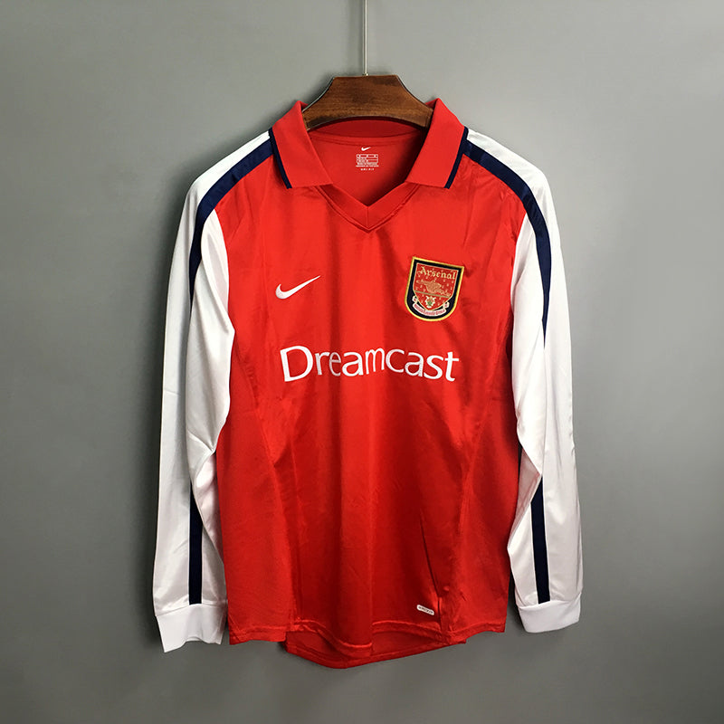 2000 - 2001 Arsenal Home - Long Sleeve - Retro Jersey