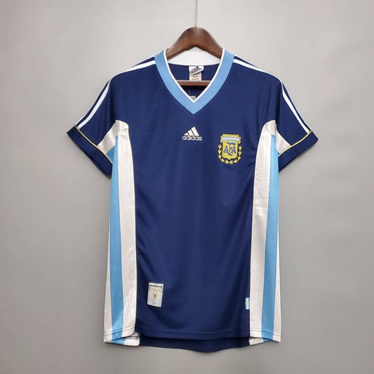 1998 Argentina Away  - Retro Jersey