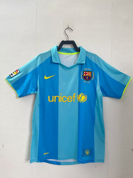 2007 - 2008 Barcelona Away - Gudjohnsen 7 Print - Retro Jersey