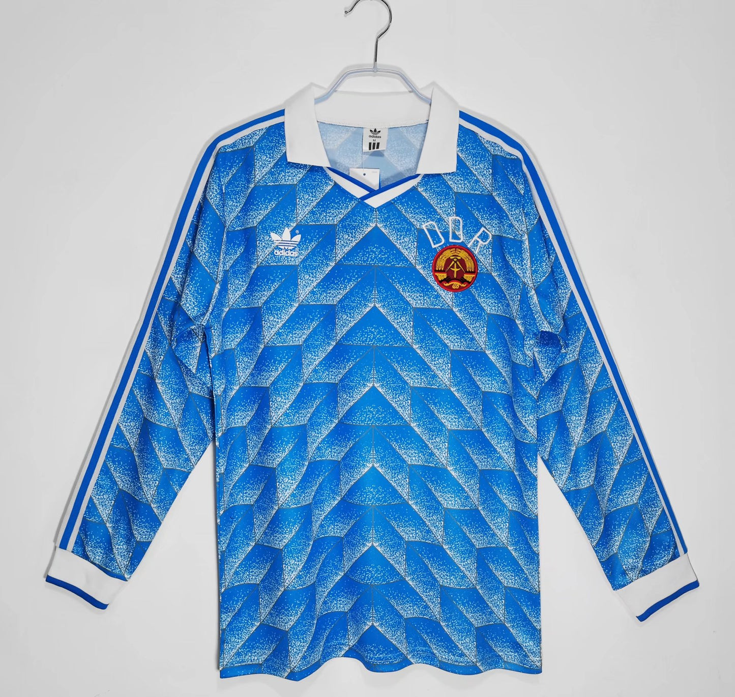 1988 East Germany Home - Long Sleeve - Retro Jersey