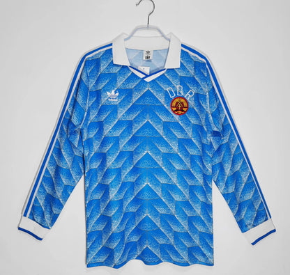 1988 East Germany Home - Long Sleeve - Retro Jersey