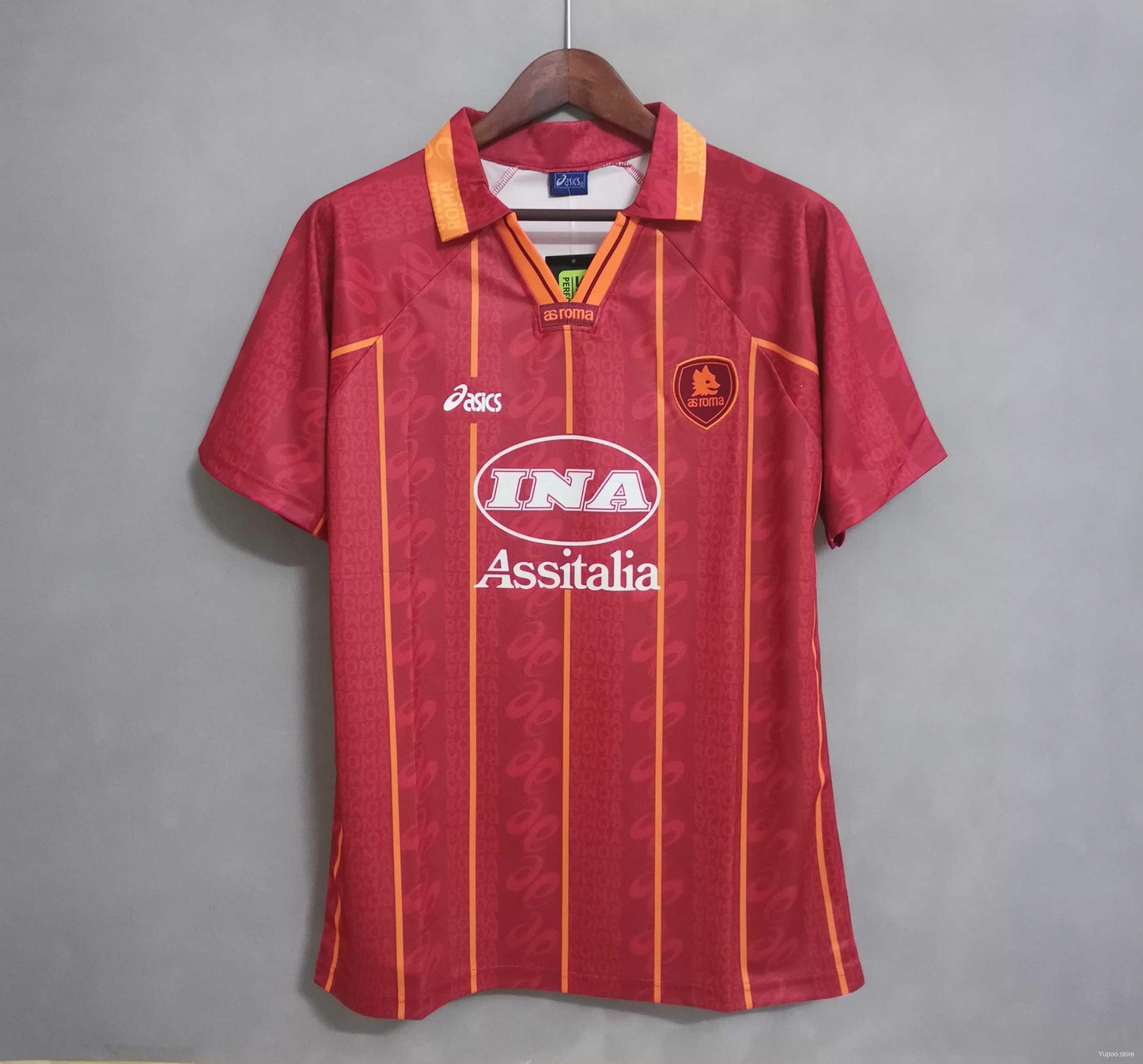 1996 - 1997 Roma Home - Retro Jersey