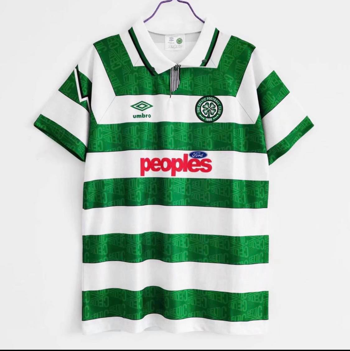 1991 - 1992 Celtic Home - Retro Jersey