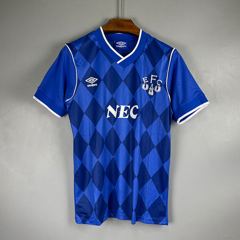 1986 - 1987  Everton Home  - Retro Jersey