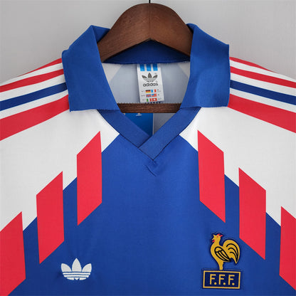 1988 - 1990 France Home Retro Jersey