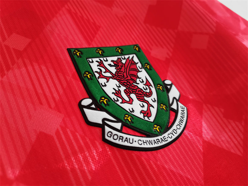 1990 - 1992 Wales Home Retro Jersey