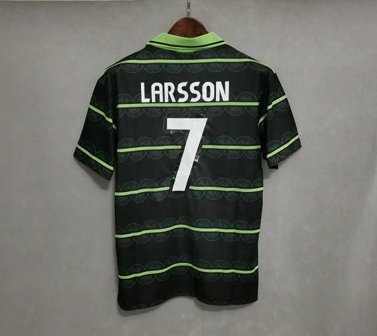 1997 - 1998 Celtic FC
Away - LARSSON #7 Print - Retro Jersey