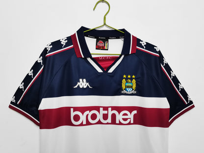 1997 - 1998 Manchester City Away   - Retro Jersey