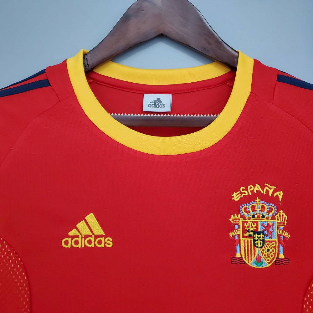 2002 Spain Home - Retro Jersey