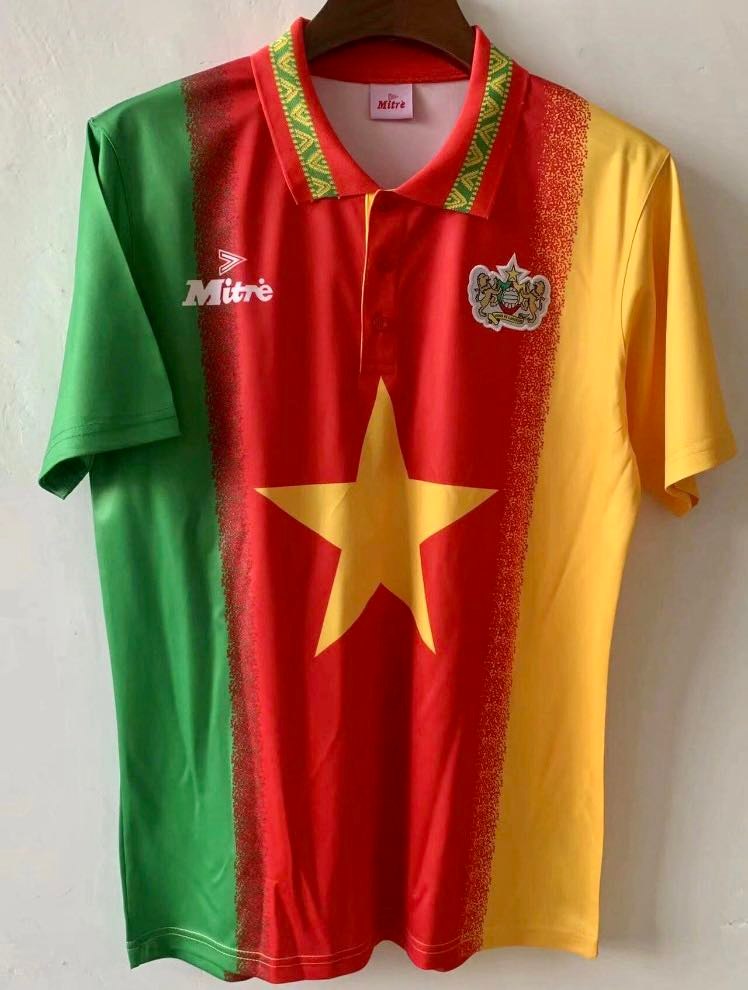 1995 Cameroon Home - Retro Jersey