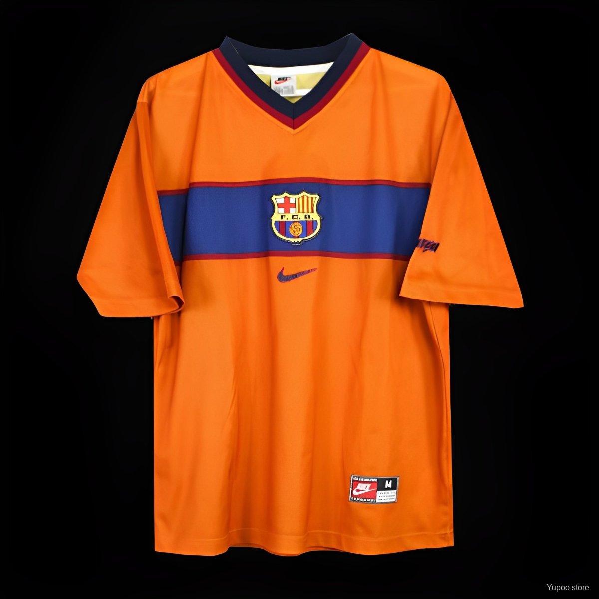 1999 - 2000 Barcelona Third Choice -  Retro Jersey