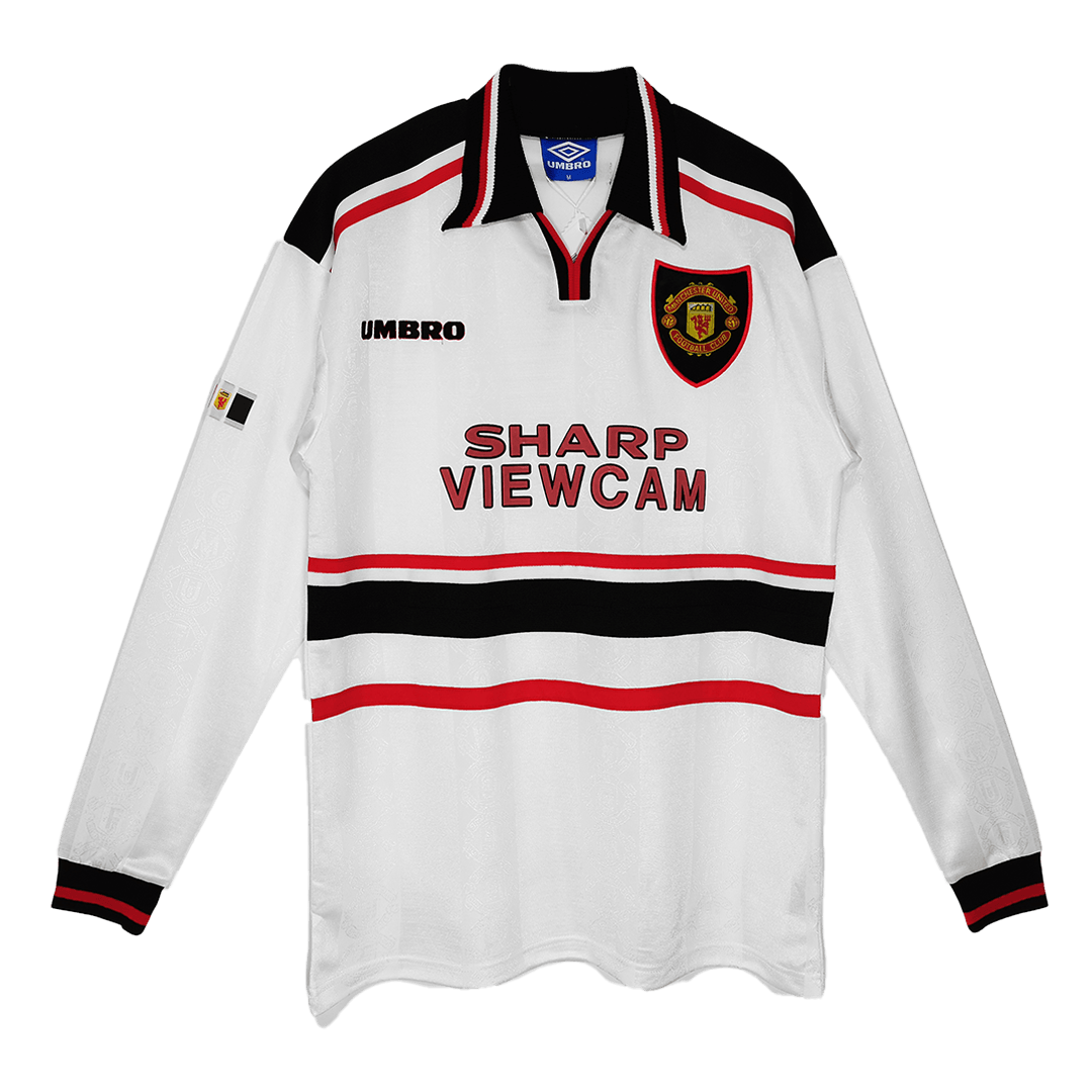 1997 - 1998 Manchester United Away - Long Sleeve - Retro Jersey