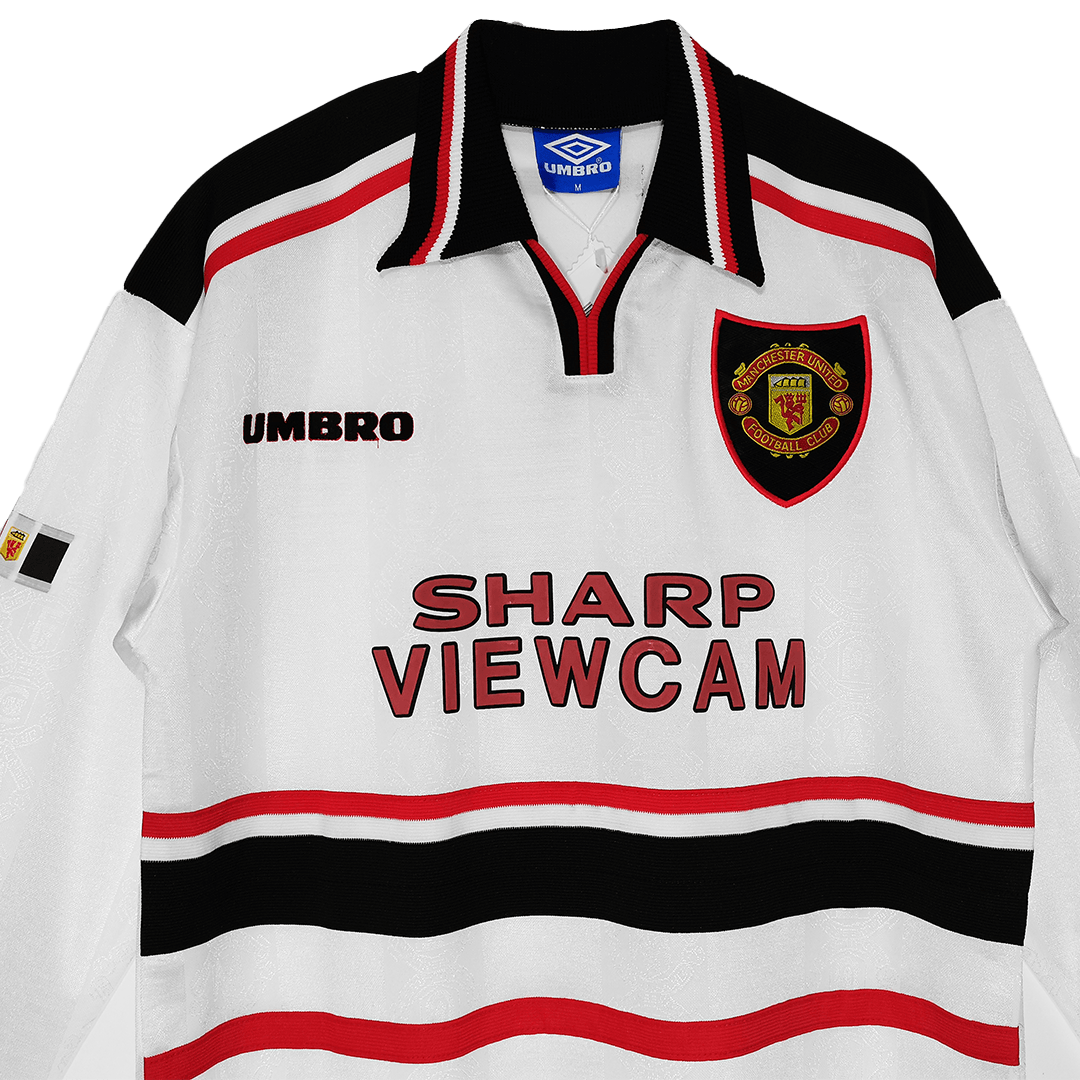 1997 - 1998 Manchester United Away - Long Sleeve - Retro Jersey