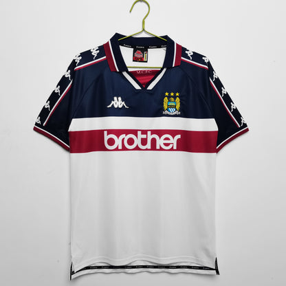 1997 - 1998 Manchester City Away   - Retro Jersey