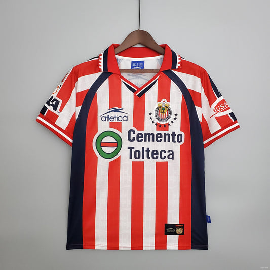 1999 - 2000 Chivas Guadalajara Home  - Retro Jersey