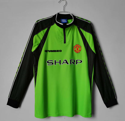 1998 - 1999 Manchester United Goalkeeper - Long Sleeve Retro Jersey