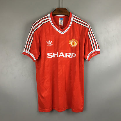 1986 Manchester United Home - Retro Jersey