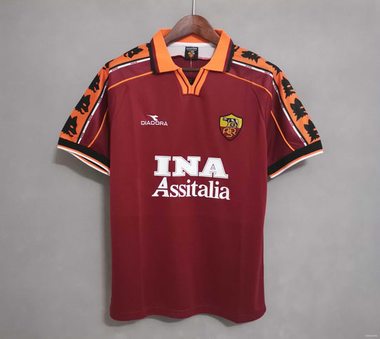 1998 - 1999 Roma Home - Retro Jersey