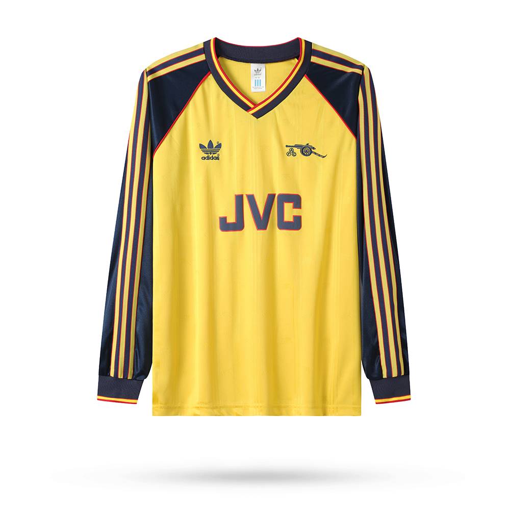 1988 - 1991 Arsenal Away - Long Sleeve - Retro Jersey