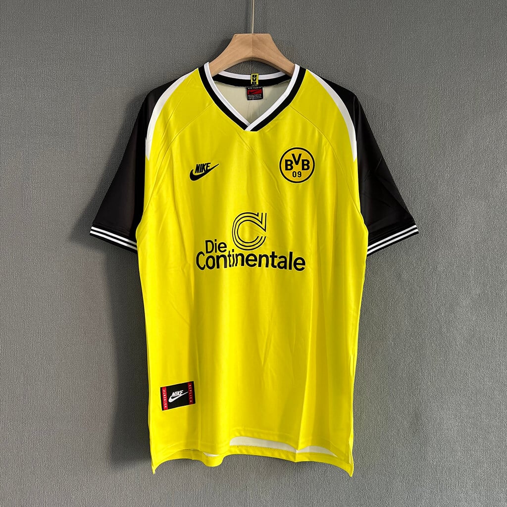 1995 - 1996 Borussia Dortmund Home - Retro Jersey