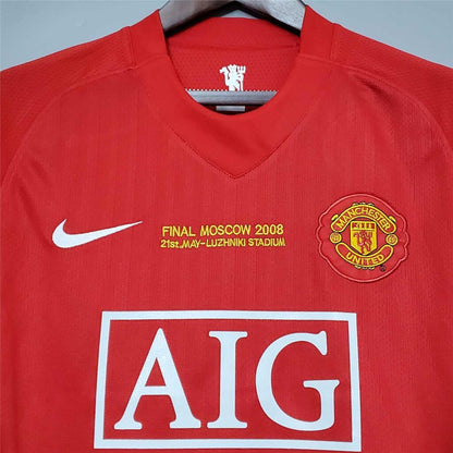 2007 - 2009 Manchester United Home - ROONEY 10 Print - Retro Jersey