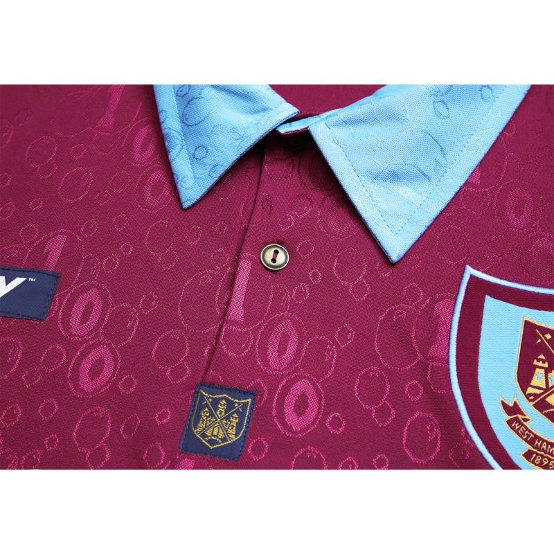 1995-1997 West Ham Home Long Sleeve  - Retro Jersey